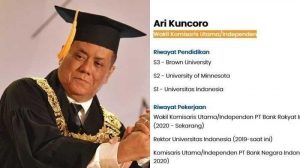 Ari Kuncoro Rektor UI