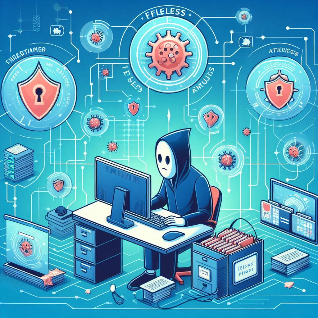 Ilustrasi Cara Kerja Fileless Virus