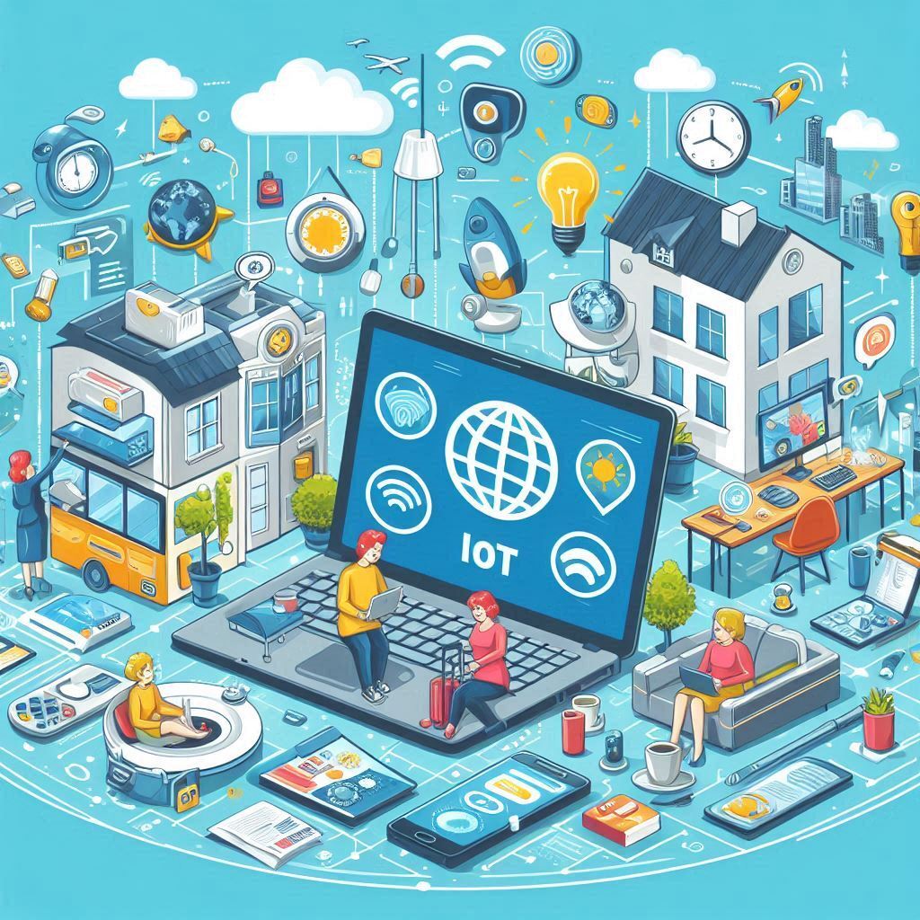 ilustrasi Revolusi Internet of Things (IoT) dalam Kehidupan Sehari-hari