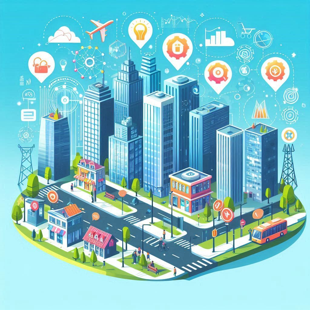 ilustrasi Smart Cities: Teknologi untuk Meningkatkan Kualitas Hidup Perkotaan