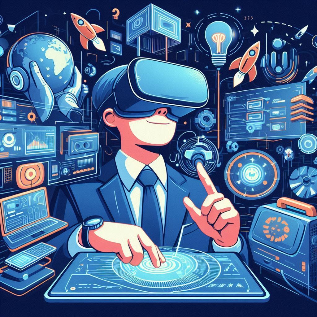 ilustrasi   Pengenalan Teknologi Virtual Reality (VR