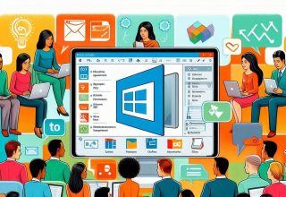 ilustrasi Panduan Menggunakan Microsoft Office