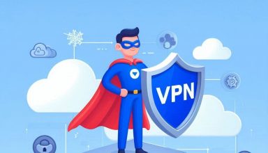 ilustrasi Menggunakan VPN untuk Keamanan Online