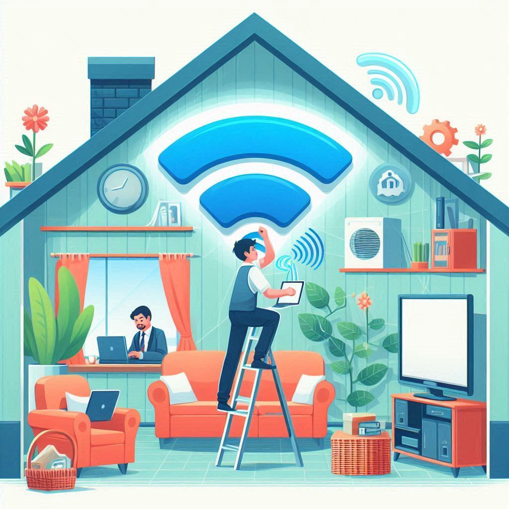 ilustrasi Membuat Jaringan Wi-Fi yang Stabil di Rumah